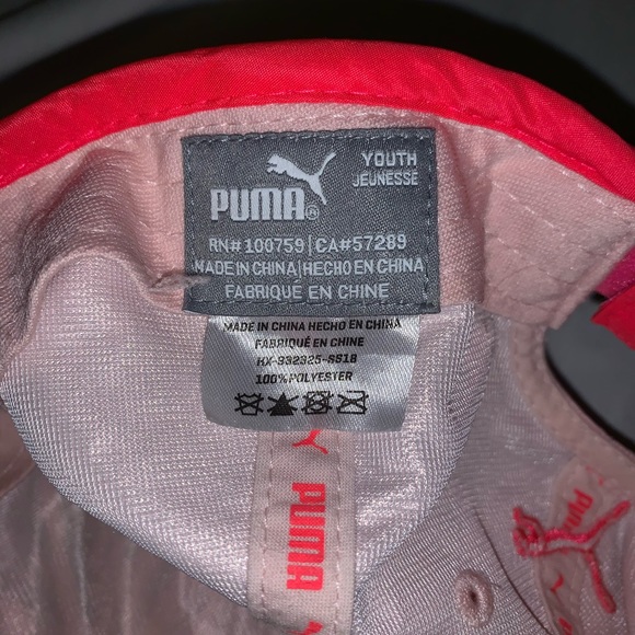 💖Baby pink and Hot pink Puma Hat - Picture 2 of 5